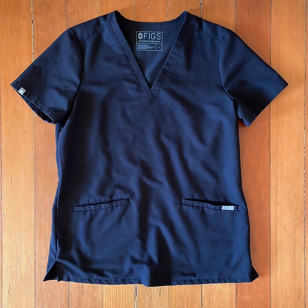 Figs 2 Pocket Scrub Top Size Small
